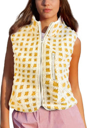 women's loose zipper vest