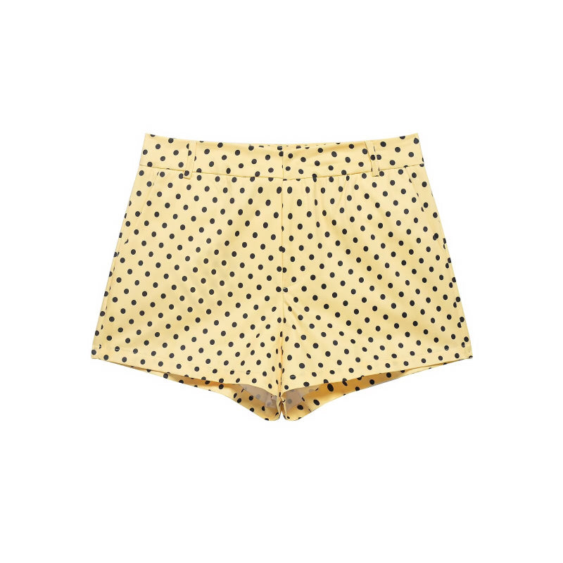Women’s Retro Polka Dot Cropped Jacket