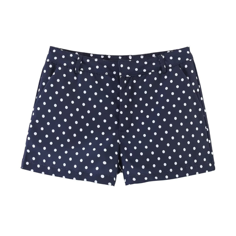 Women’s Retro Polka Dot Cropped Jacket