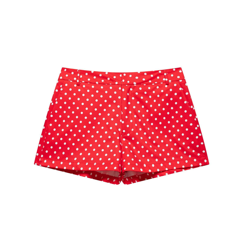 Women’s Retro Polka Dot Cropped Jacket