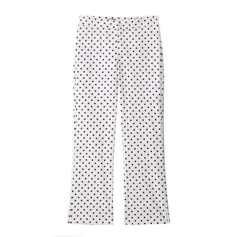 Women’s Retro Polka Dot Cropped Jacket
