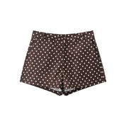 Women’s Retro Polka Dot Cropped Jacket