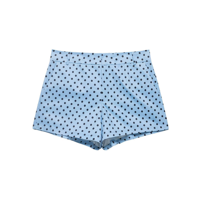 Women’s Retro Polka Dot Cropped Jacket