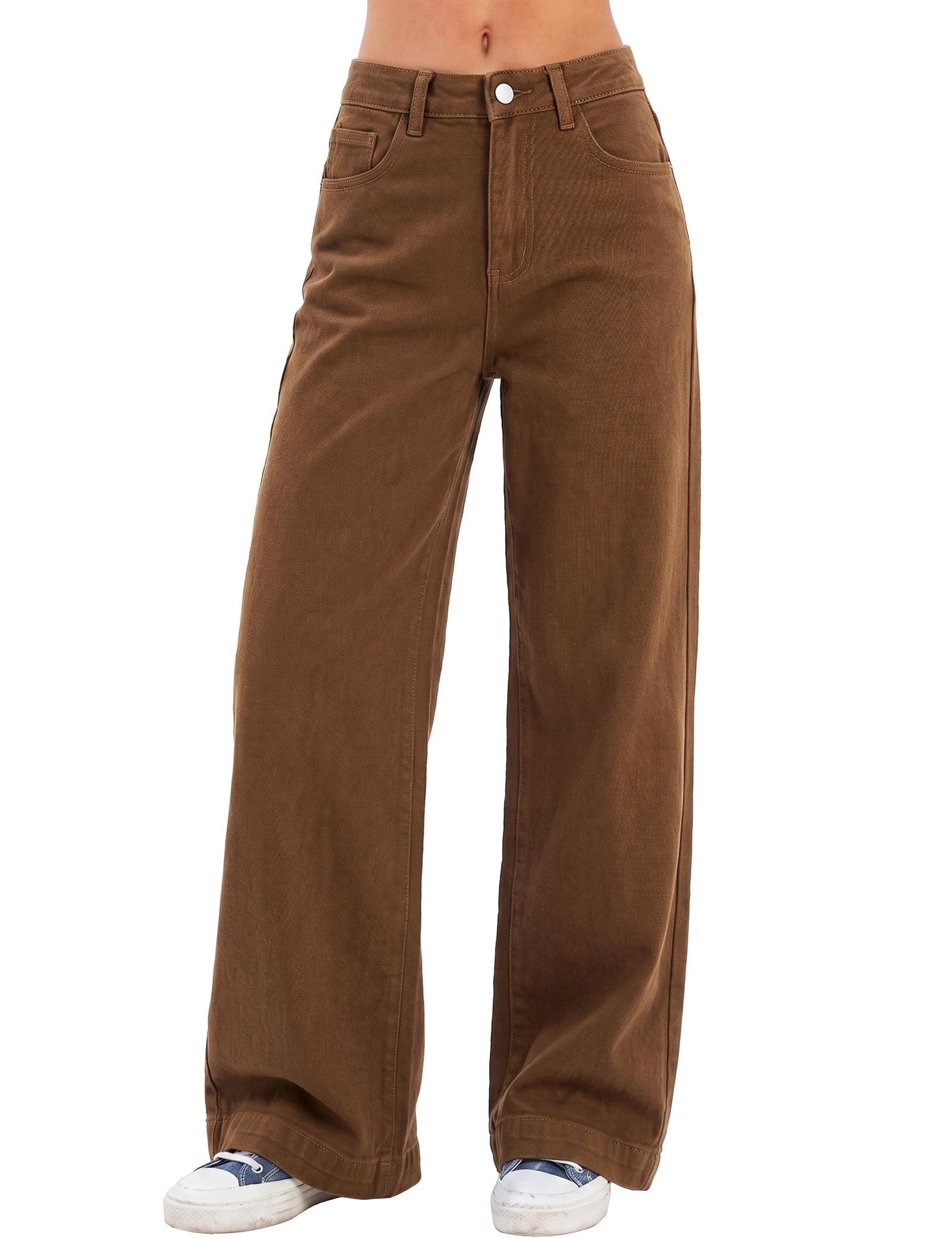 Comfort-Flex Wide Leg Jeans