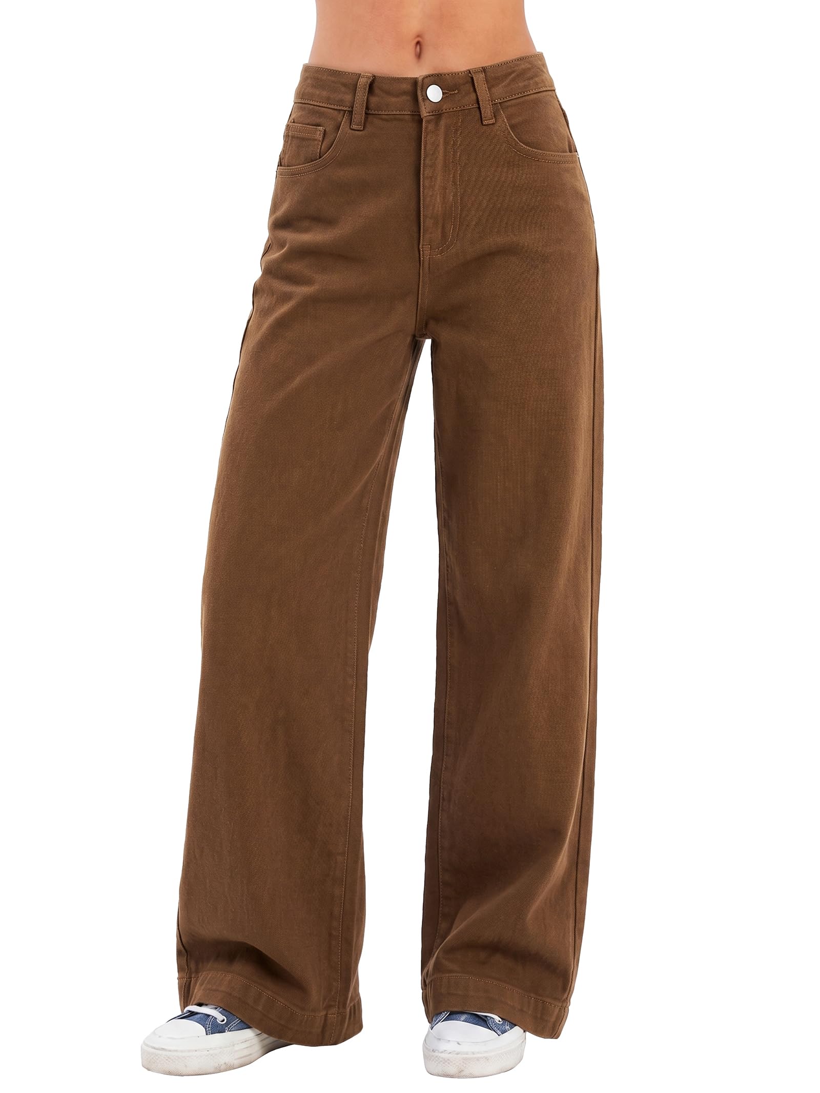 Comfort-Flex Wide Leg Jeans