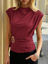 Women's Fitted Top With Ribbon