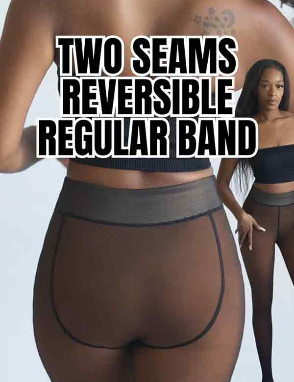 Fleece-Lined Sheer Leggings