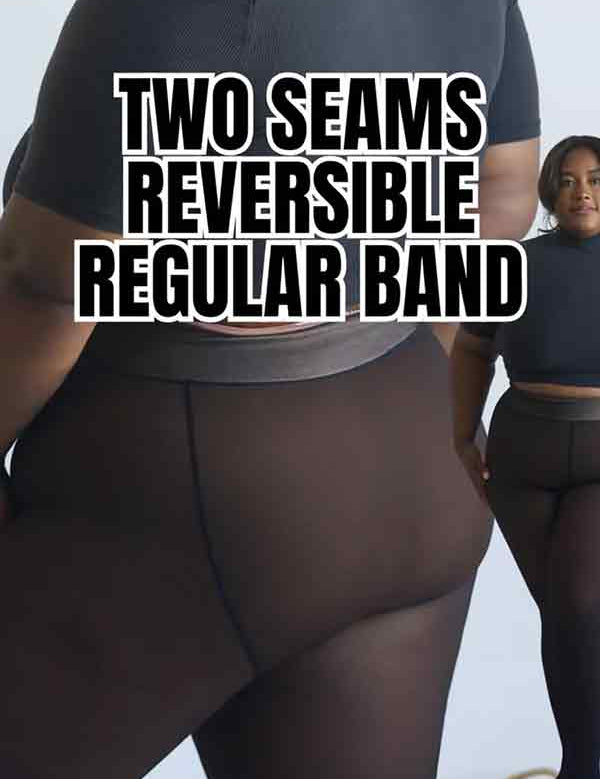 Fleece-Lined Sheer Leggings