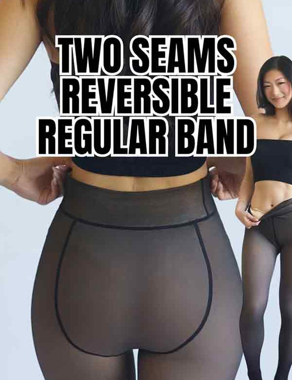 Fleece-Lined Sheer Leggings