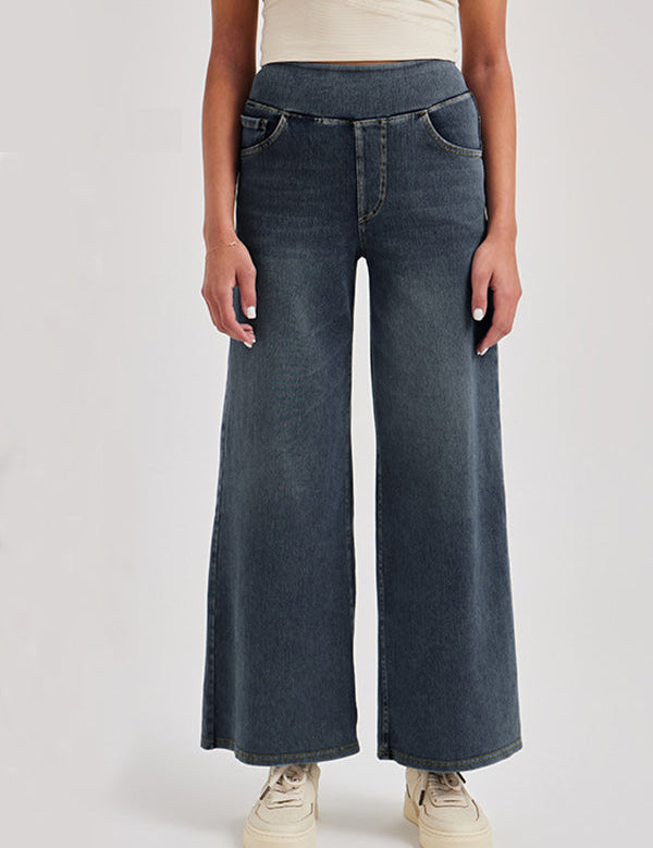 High Waisted Stretchy Denim Pants