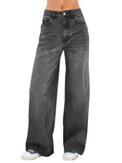 Comfort-Flex Wide Leg Jeans