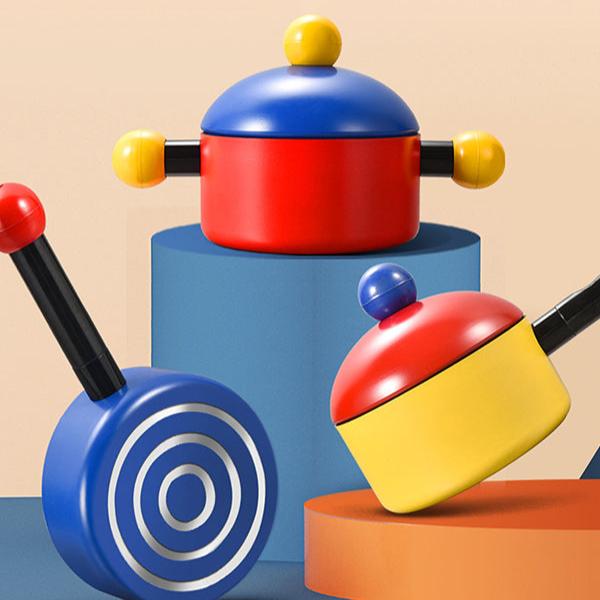 Children's Pot Food Supplement Pot Double Ear Non Stick Pot With Lid Soup Multifunctional Set Pot