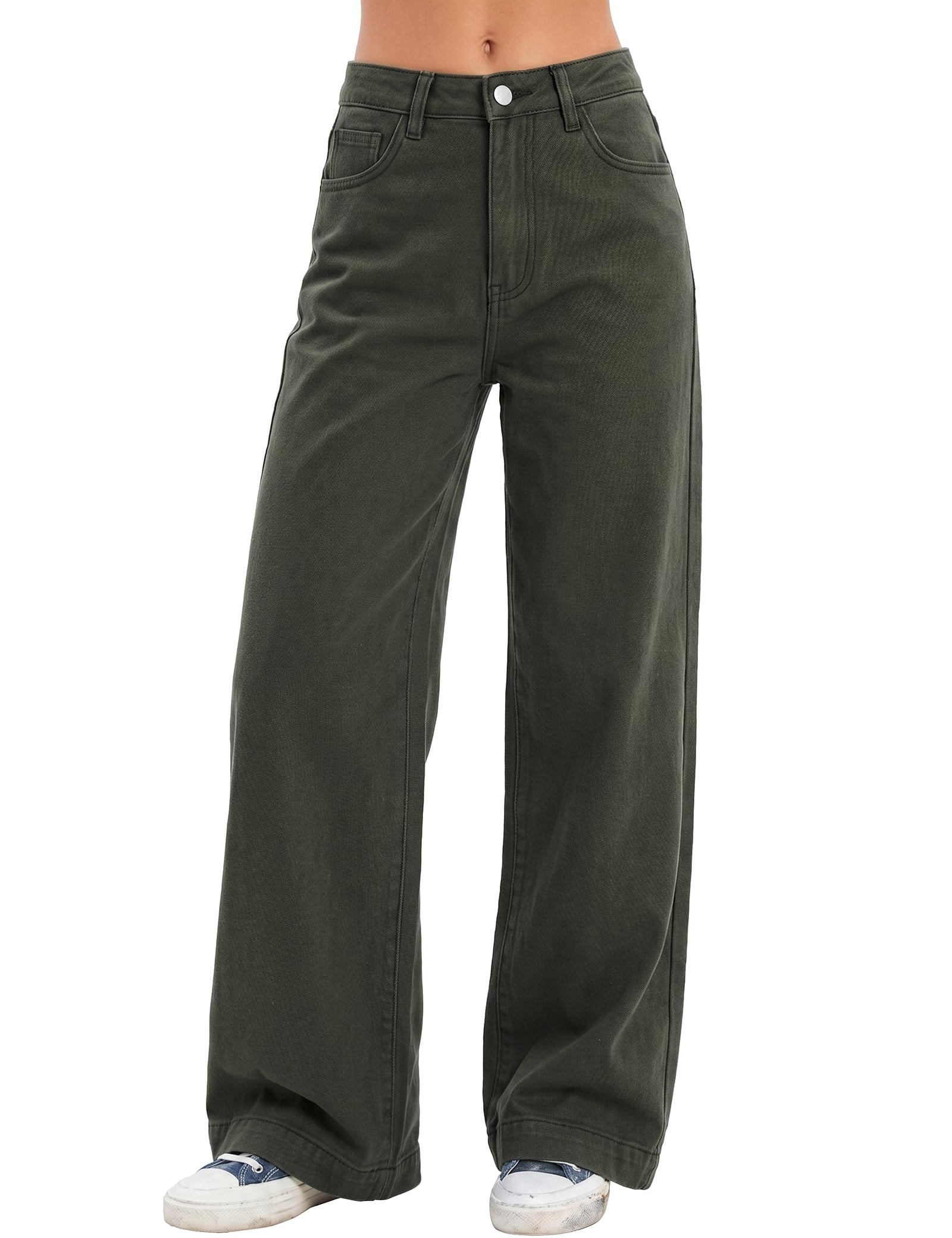 Comfort-Flex Wide Leg Jeans
