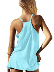 Womens Workout Romper Dress With Pocket