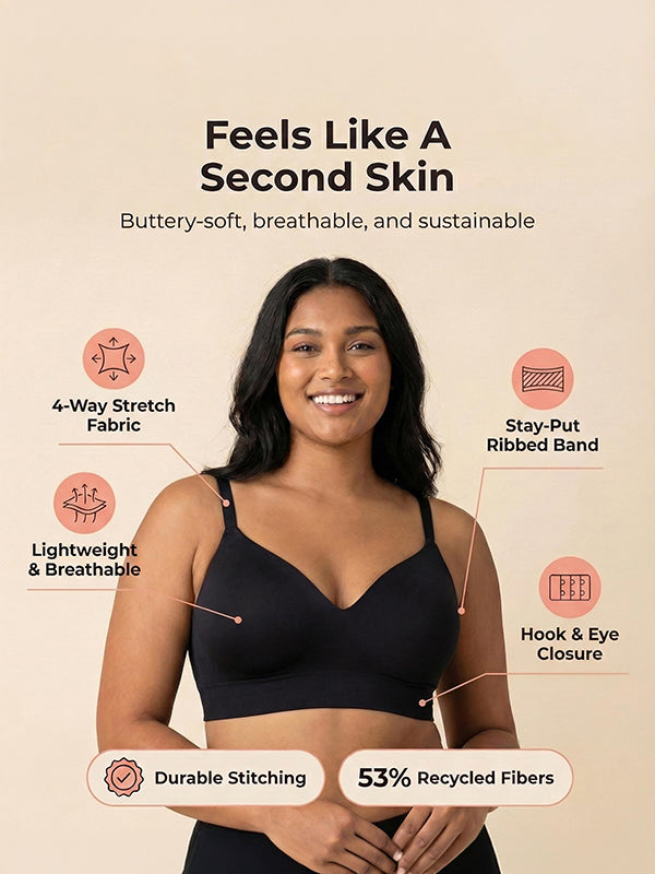 Women's Wire-free Seamless Bra