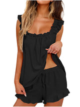 Women's 2-Piece Ruffle Loungewear Set