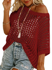 Resort-Style Women Crochet Cover-Up