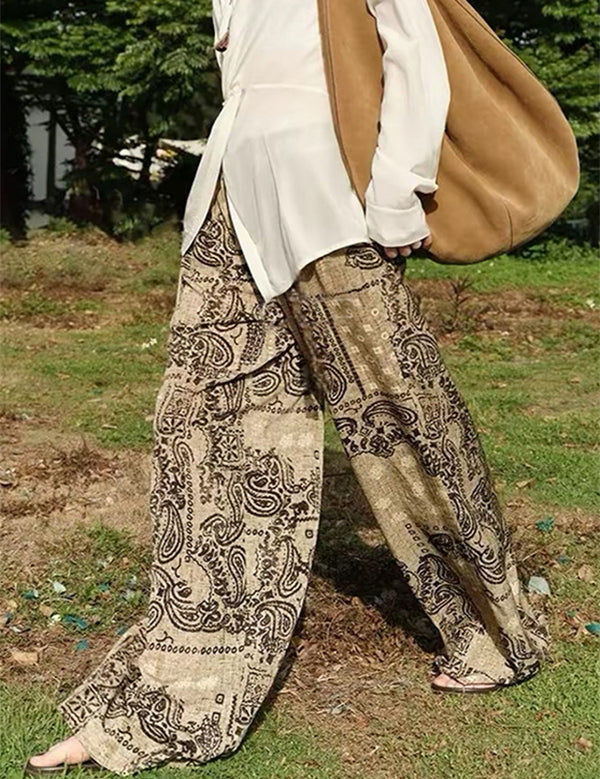 Women's Cotton Voile Wide Leg Pants