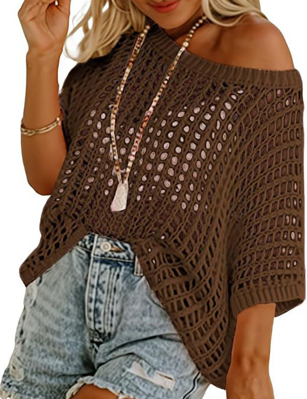 Resort-Style Women Crochet Cover-Up