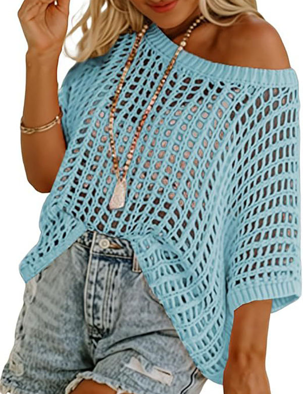Resort-Style Women Crochet Cover-Up