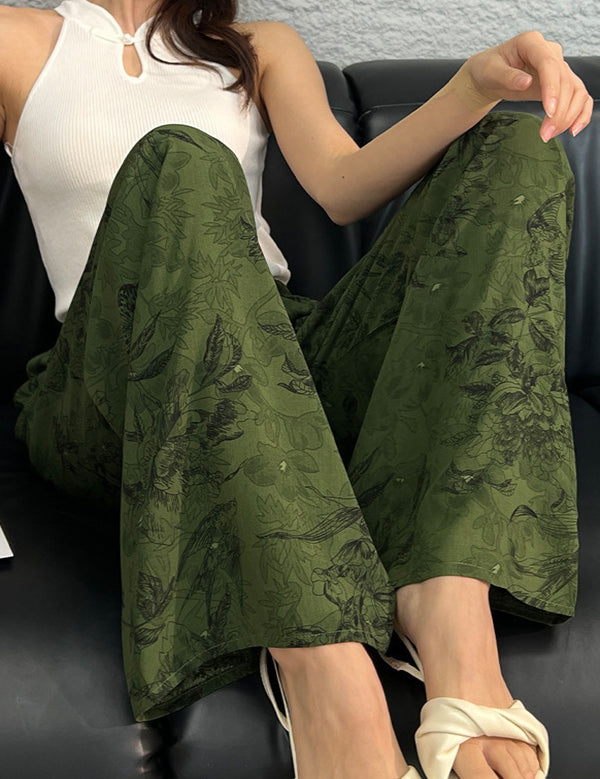 Women's Cotton Voile Wide Leg Pants