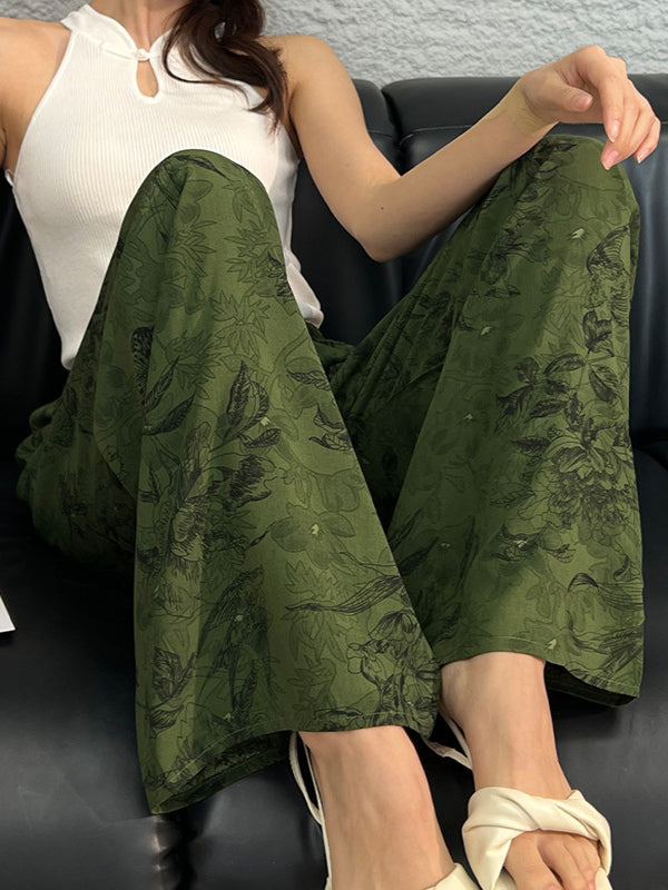 Women's Cotton Voile Wide Leg Pants