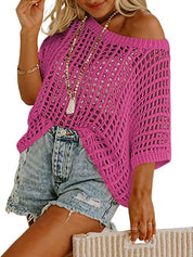 Resort-Style Women Crochet Cover-Up