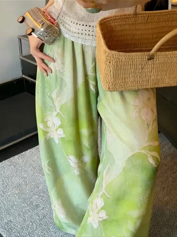 Women's Cotton Voile Wide Leg Pants