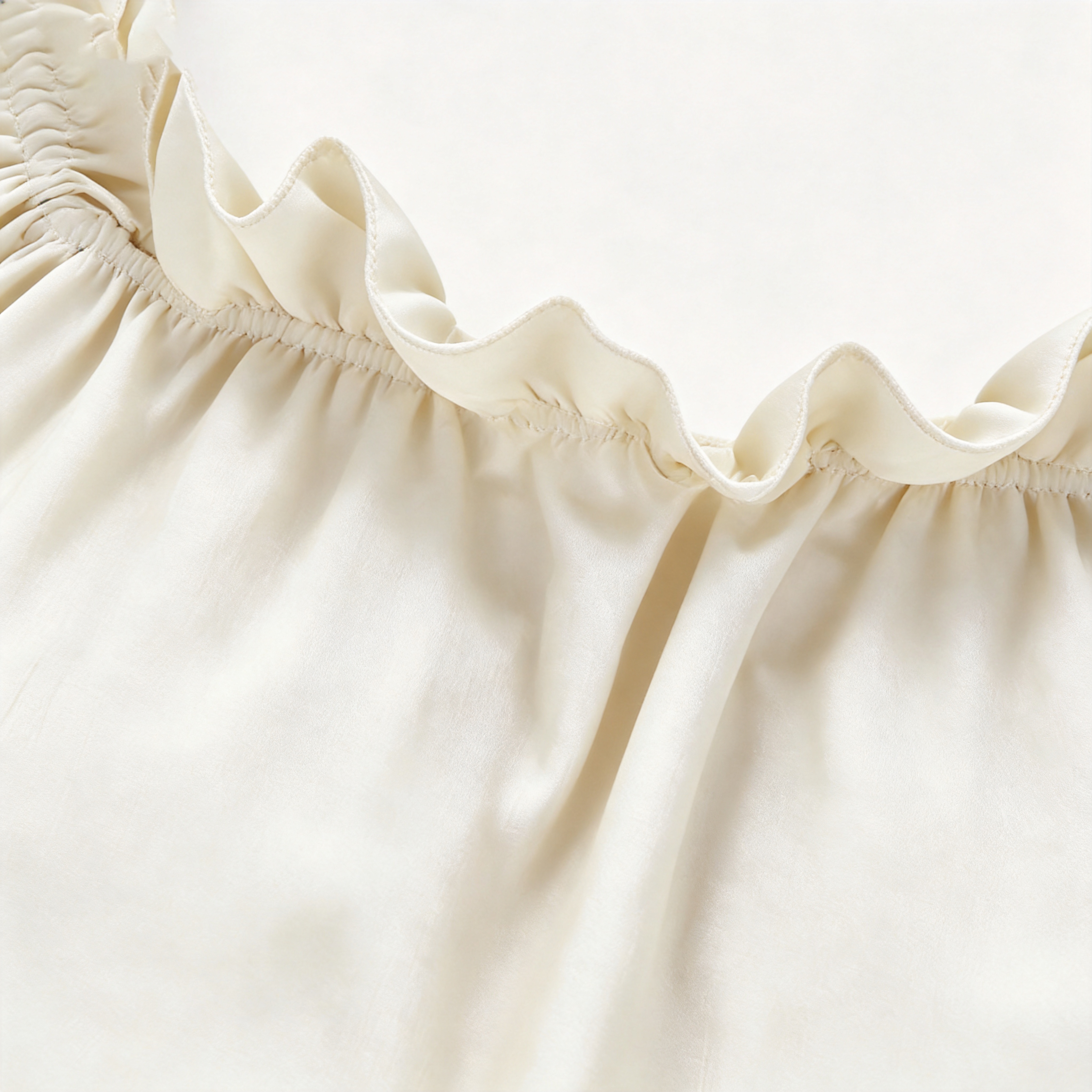 Ruffle Square Neckline