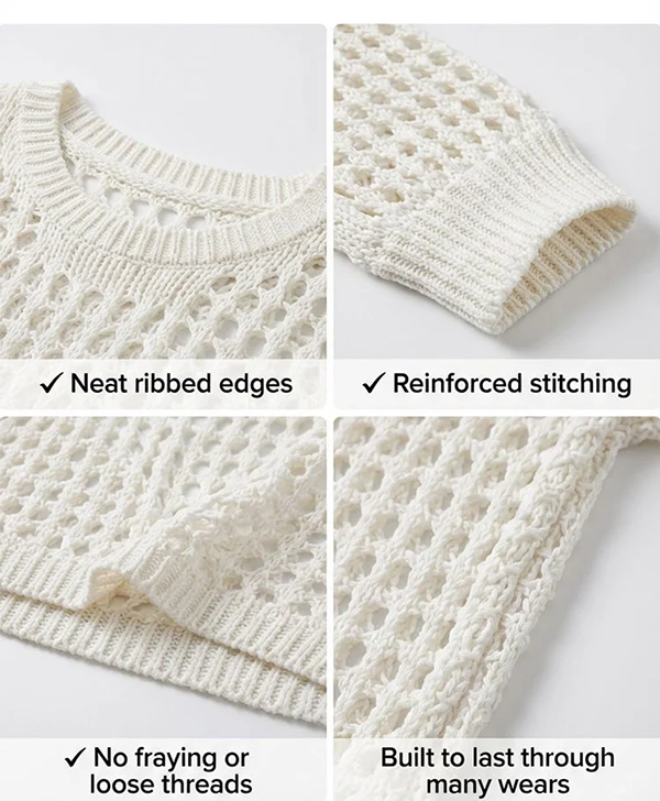 Resort-Style Women Crochet Cover-Up