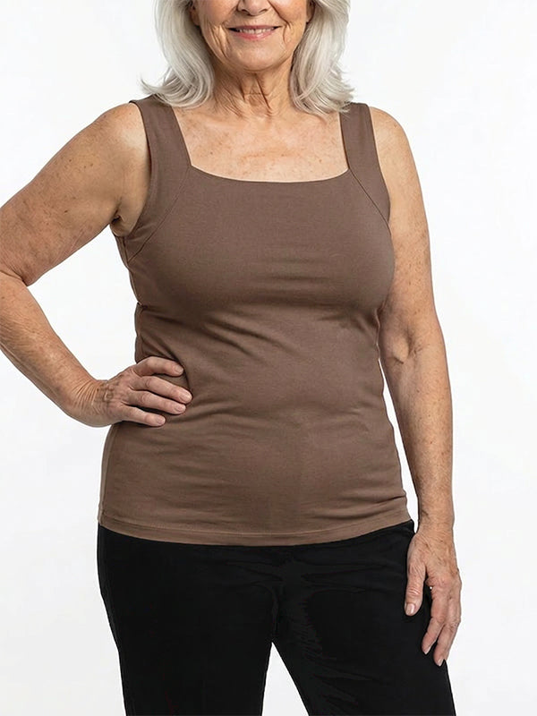 The Freedom Tank Top (Built-in Padding, No Bra Needed)