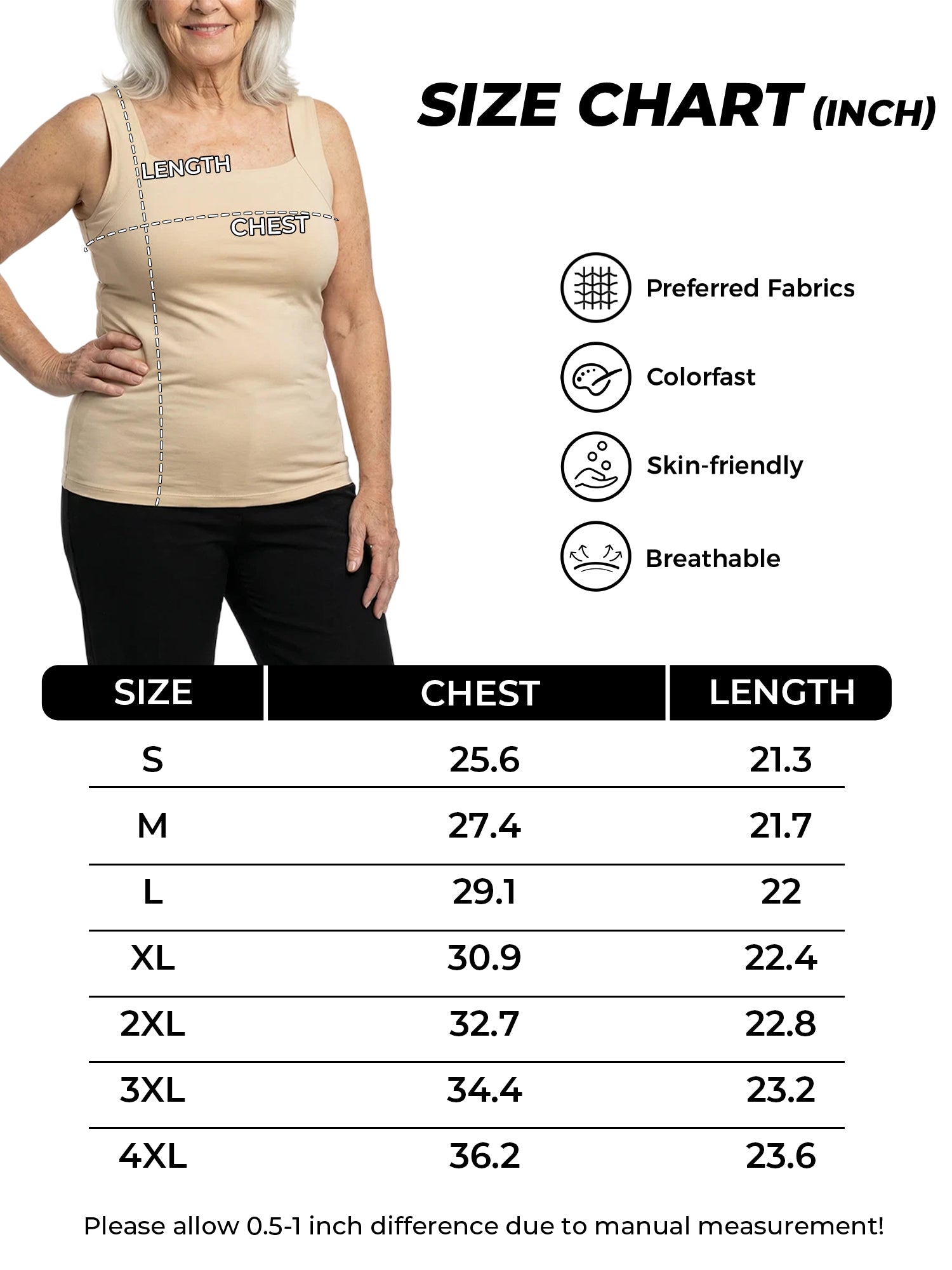The Freedom Tank Top (Built-in Padding, No Bra Needed)