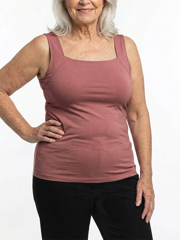 The Freedom Tank Top (Built-in Padding, No Bra Needed)