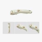 Nonstick Cookware Sets with Detachable Handle, Beige Kitchenware for Home Cooking Needs