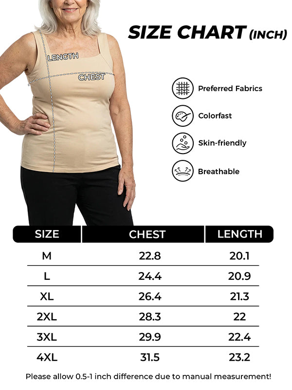 The Freedom Tank Top (Built-in Padding, No Bra Needed)